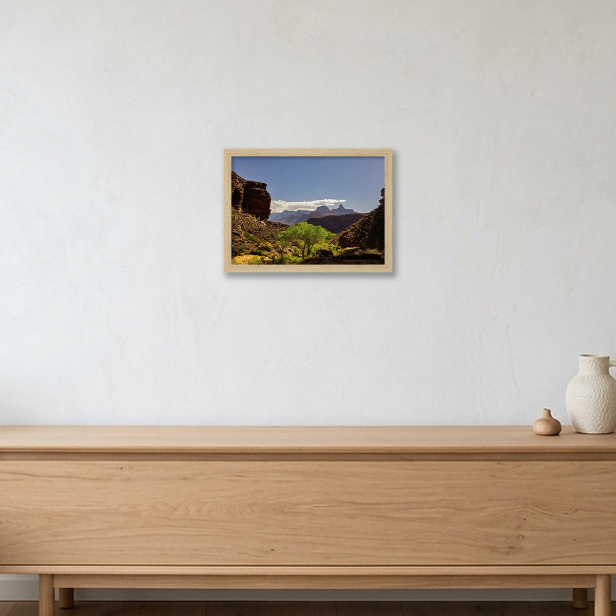 Grand Canyon #11 — A4 (30×21cm, 12×8") Oak Frame