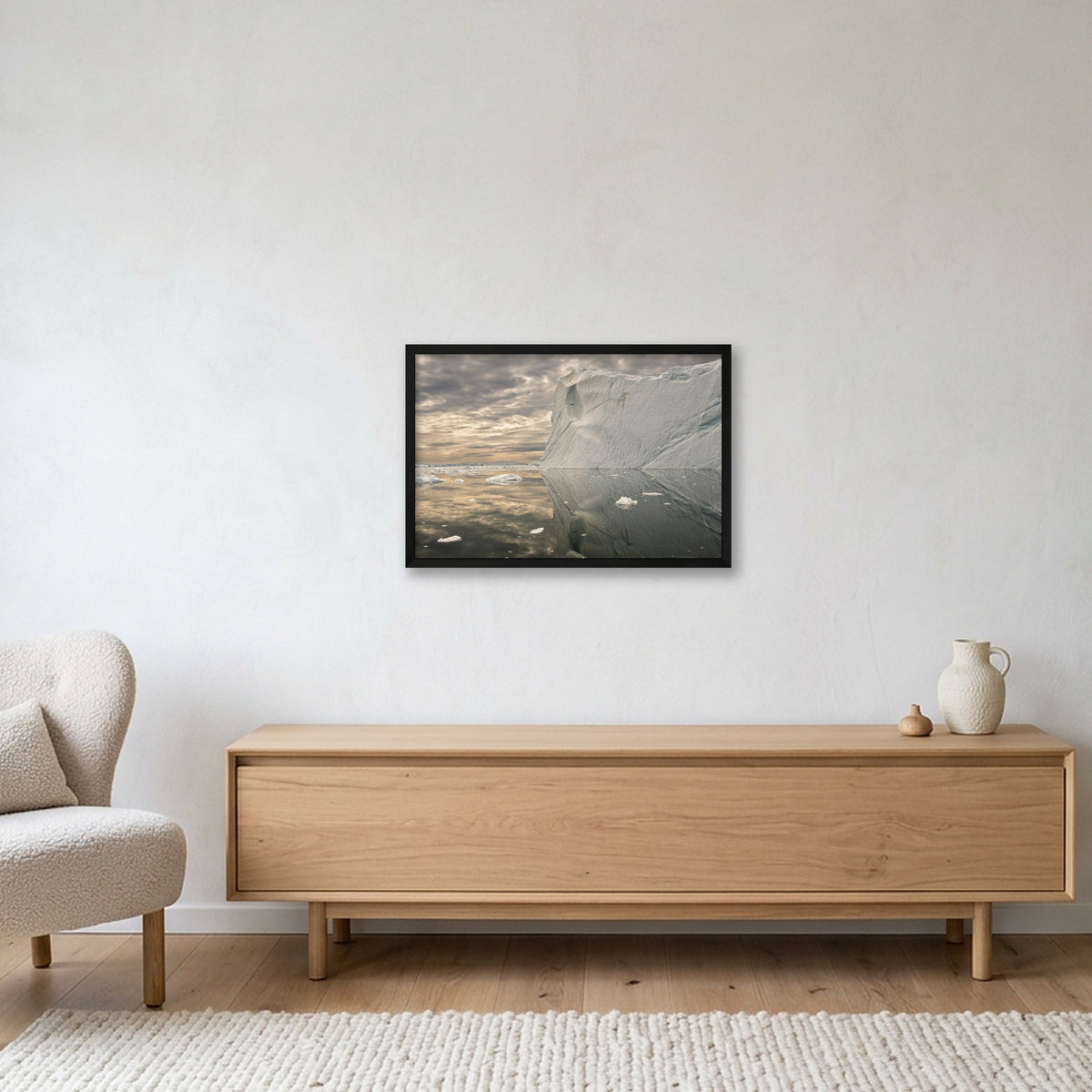 Disko Bay #14 — 60×40cm, 24×16" Black Frame