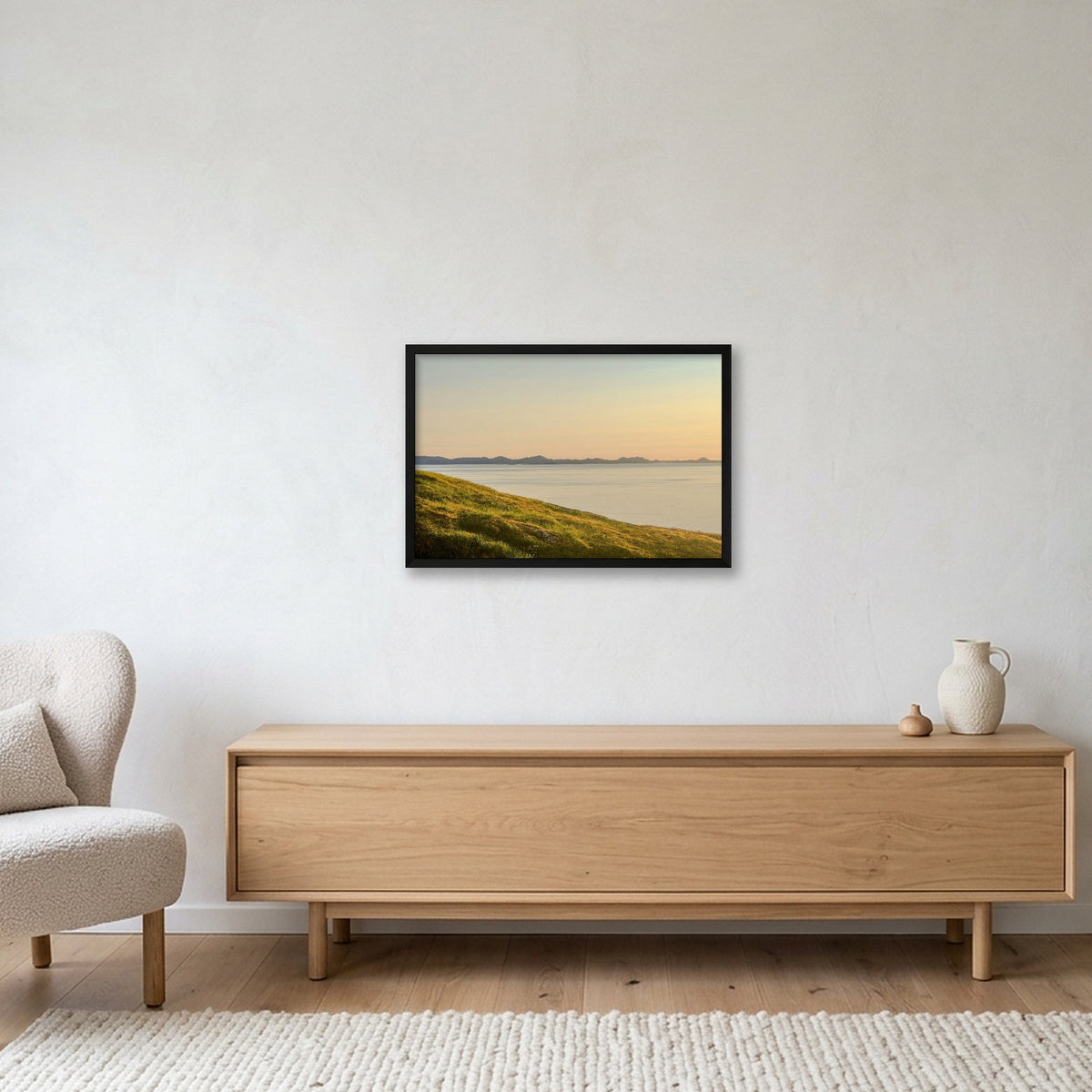 Ilulissat Landscape #15 — 60×40cm, 24×16" Black Frame
