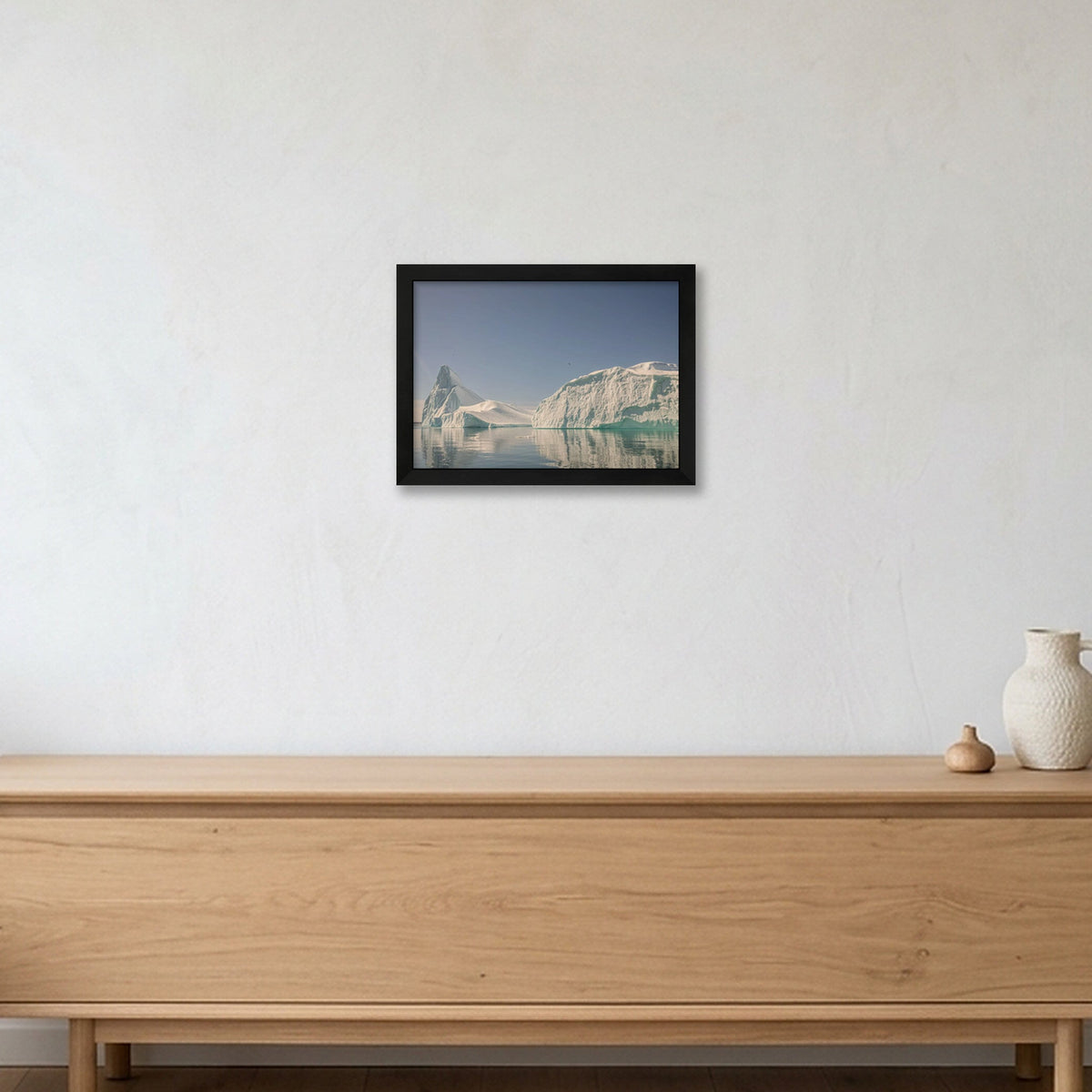 Disko Bay #4 — A4 (30×21cm, 12×8") Black Frame