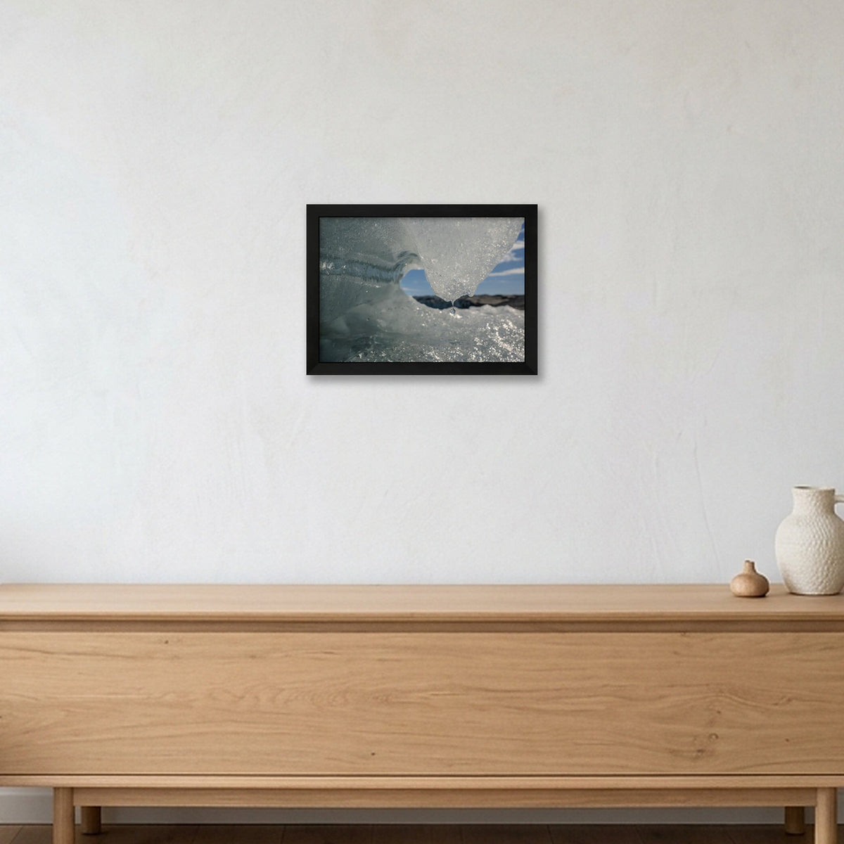 Disko Bay #17 — A4 (30×21cm, 12×8") Black Frame