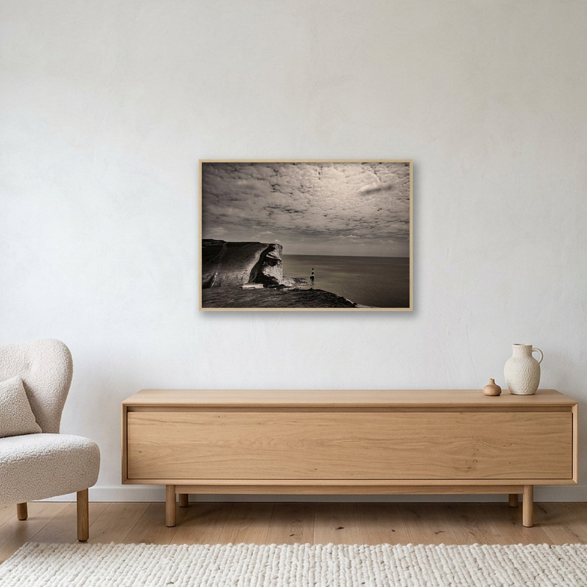 Seven Sisters #4 — 100×70cm, 39×28" Oak Frame