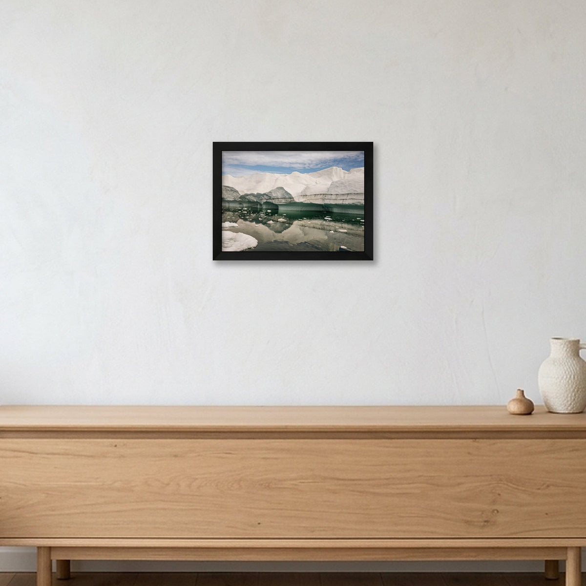 Disko Bay #16 — A4 (30×21cm, 12×8") Black Frame