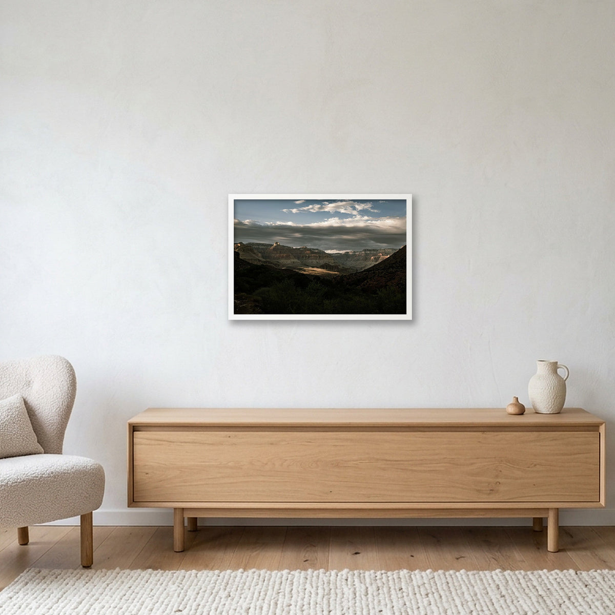 Grand Canyon #5 — 60×40cm, 24×16" White Frame