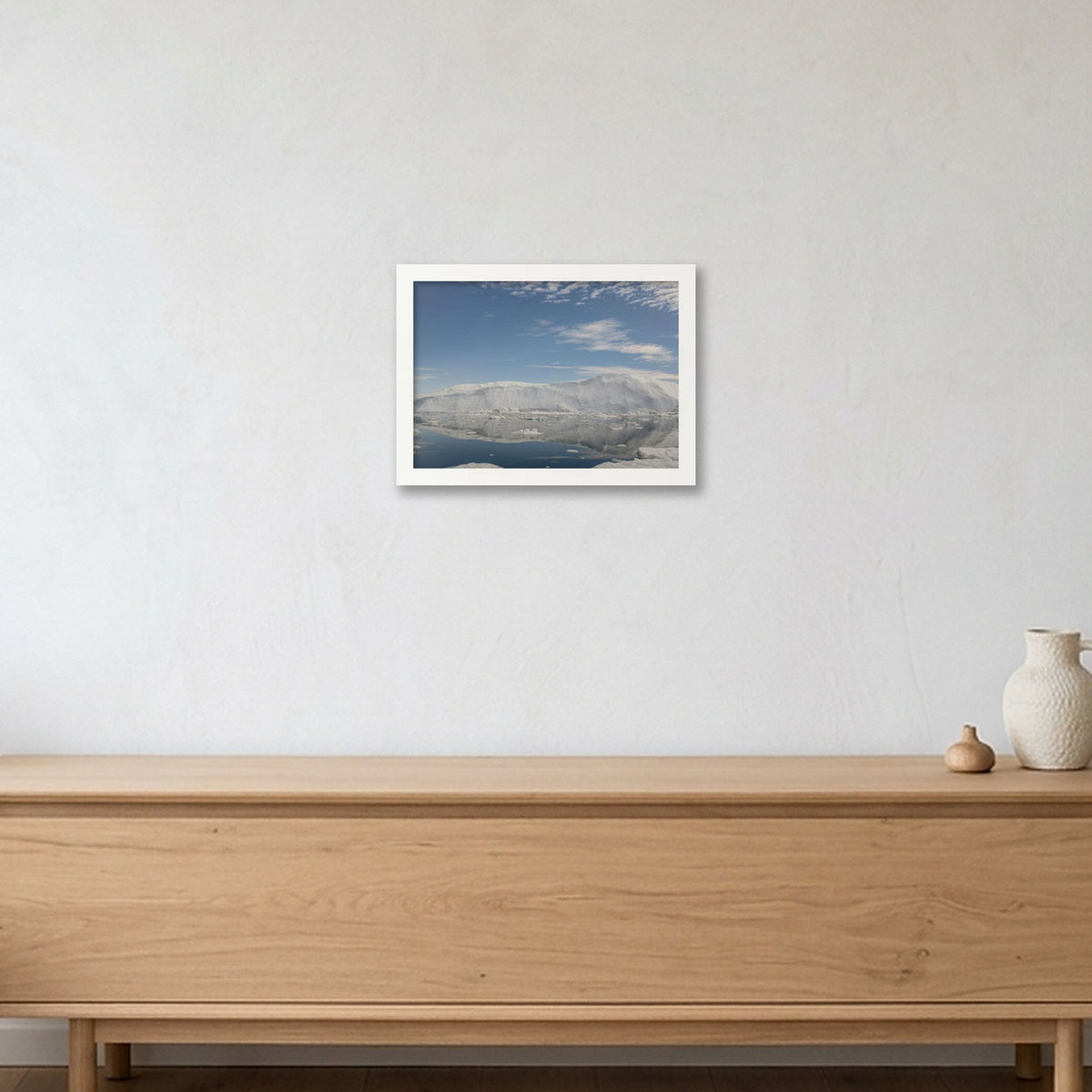 Disko Bay #8 — A4 (30×21cm, 12×8") White Frame