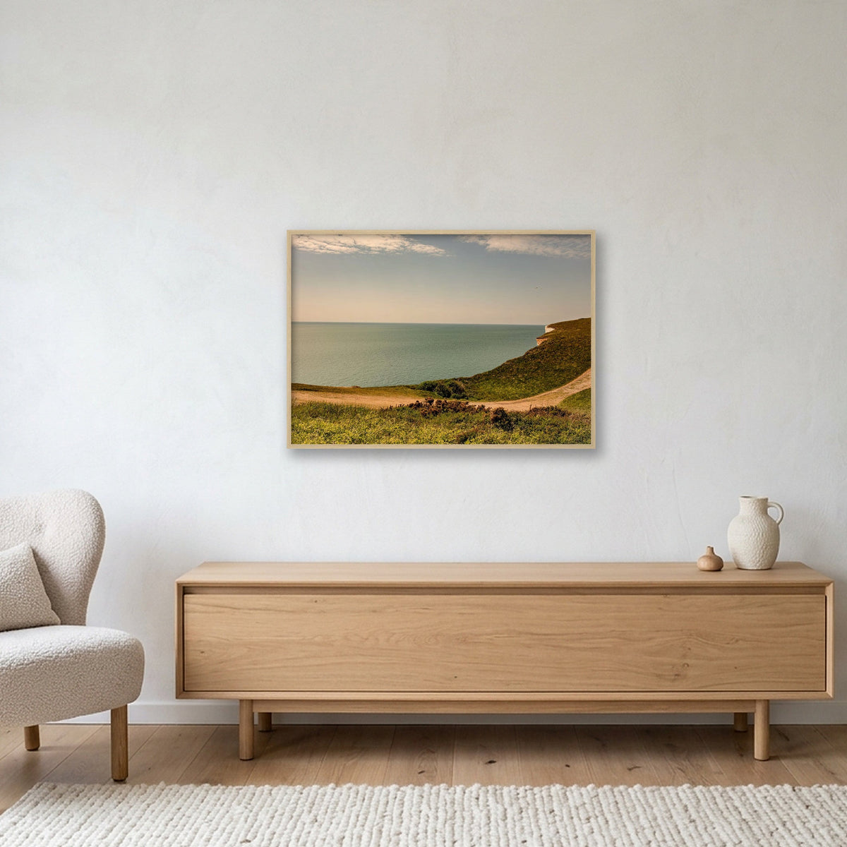 Seven Sisters #8 — 100×70cm, 39×28" Oak Frame