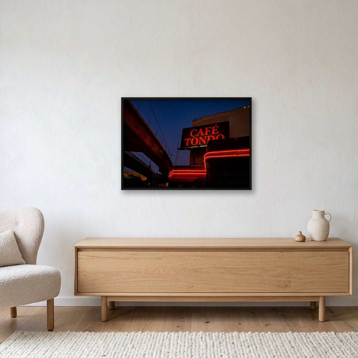 Los Angeles #9 — 100×70cm, 39×28" Black Frame