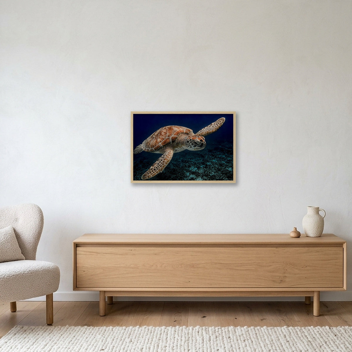 Animal Kingdom #4 — 60×40cm, 24×16" Oak Frame
