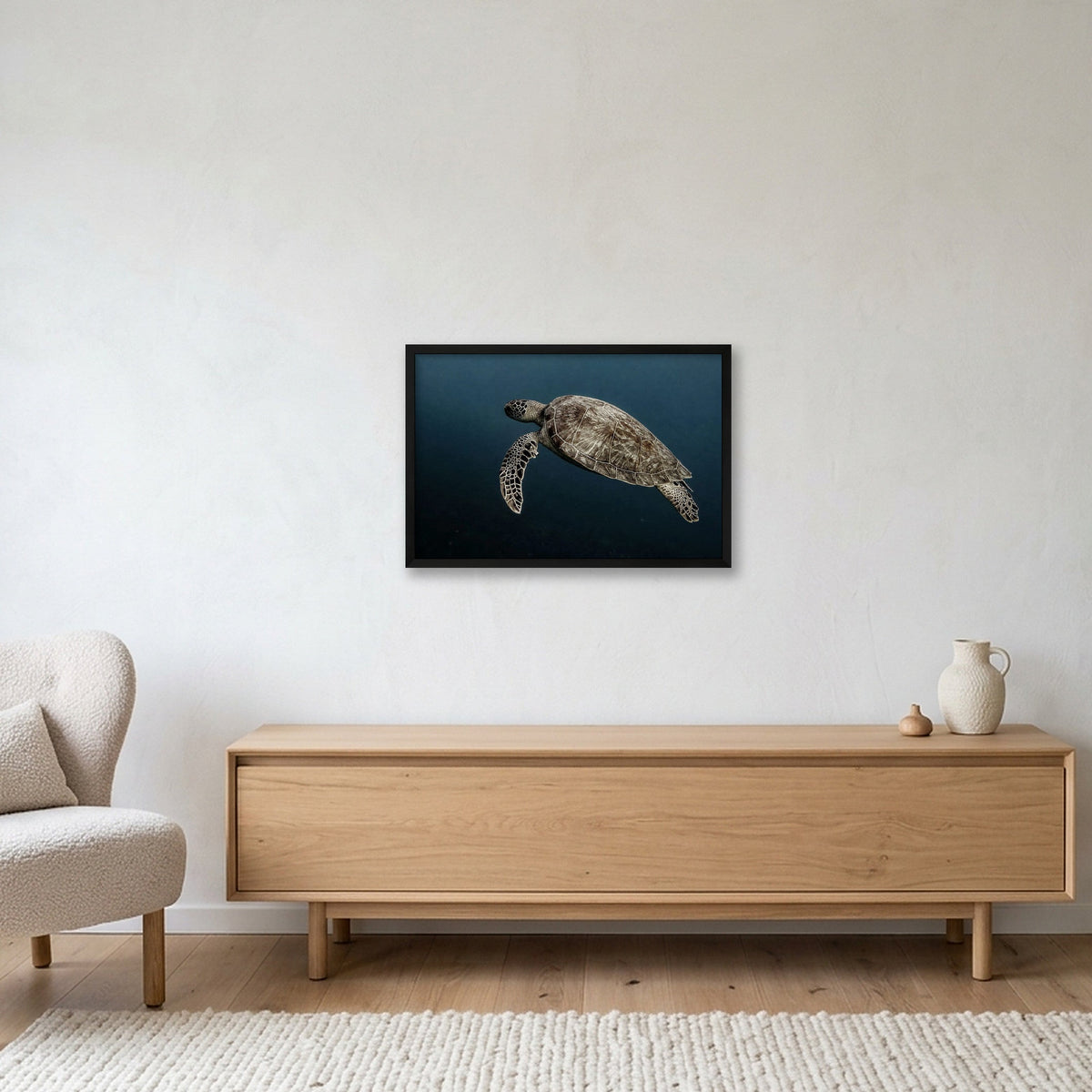 Animal Kingdom #1 — 60×40cm, 24×16" Black Frame