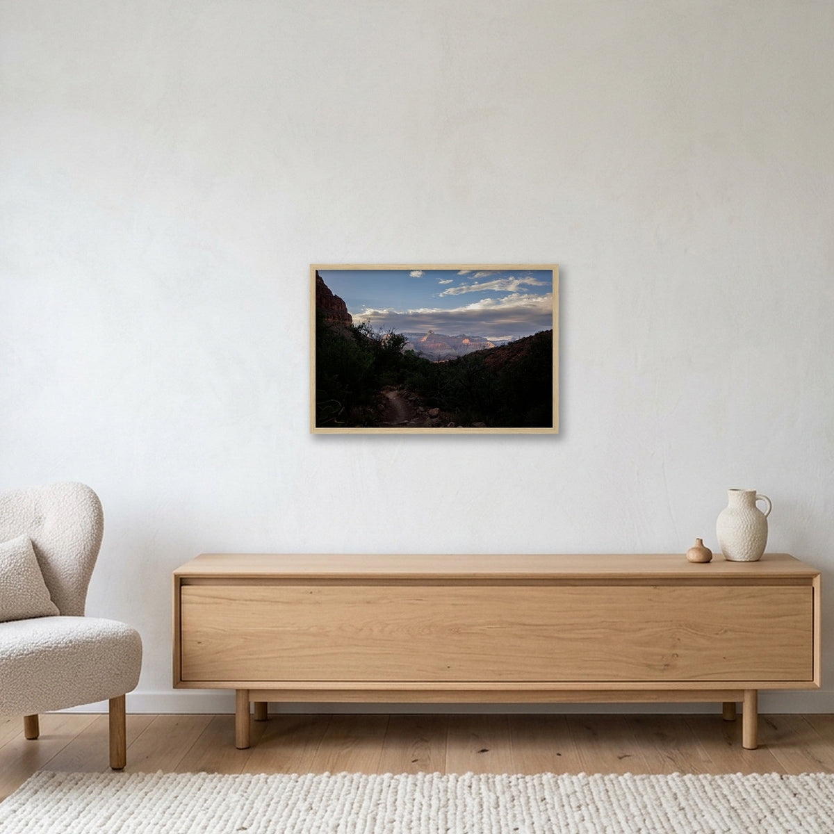 Grand Canyon #8 — 60×40cm, 24×16" Oak Frame