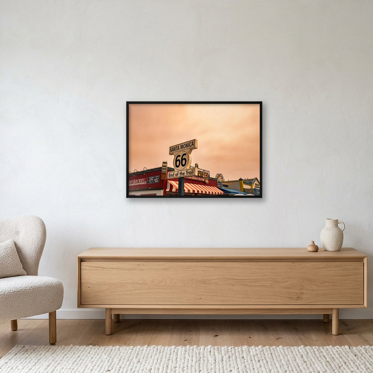 Los Angeles #1 — 100×70cm, 39×28" Black Frame