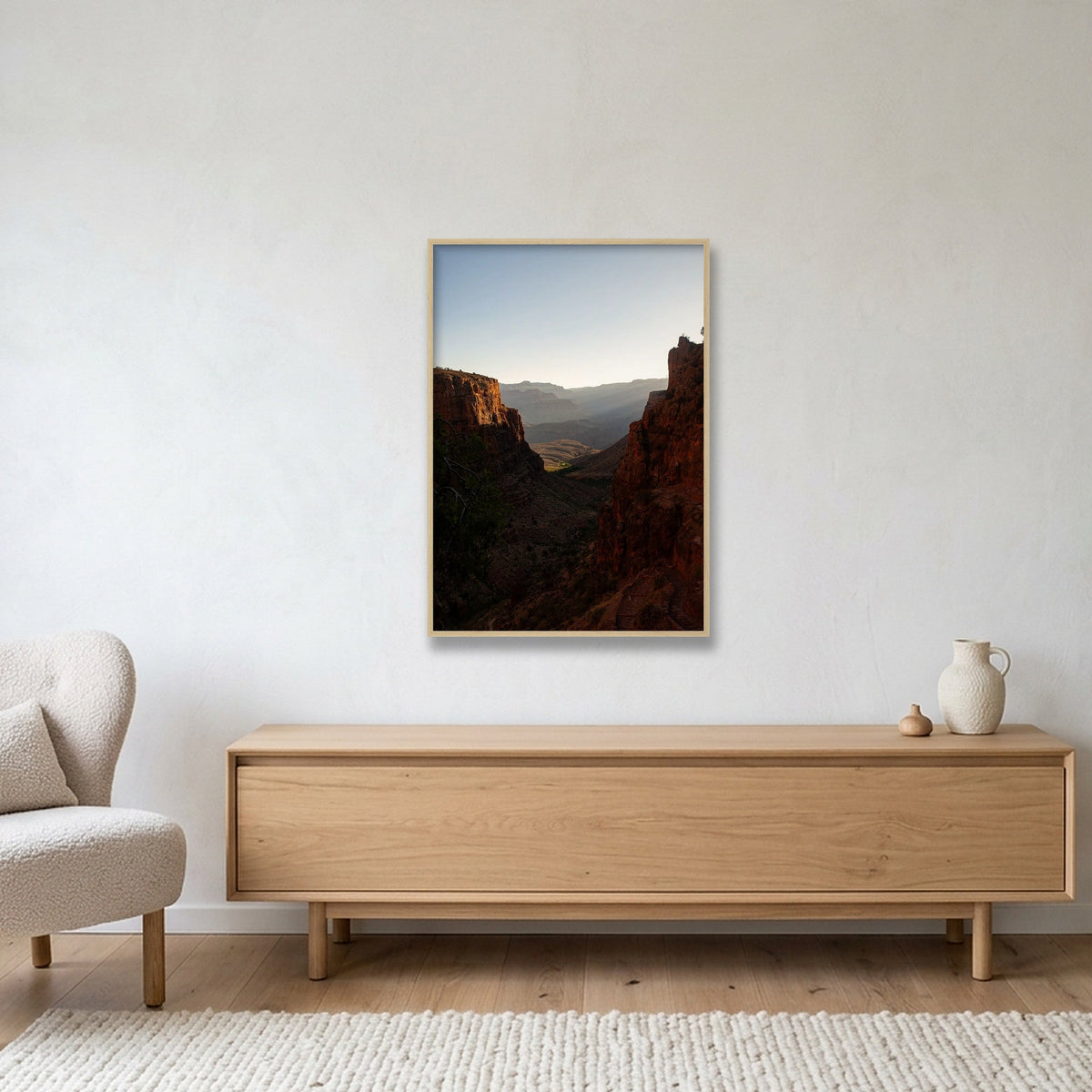 Grand Canyon #2 — 70×100cm, 28×39" Oak Frame