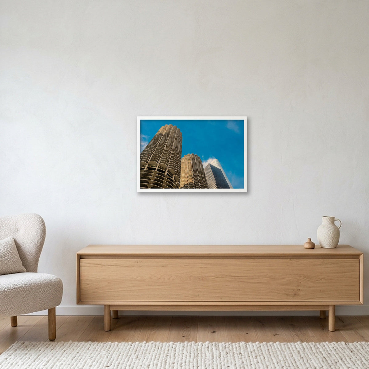 Chicago #6 — 60×40cm, 24×16" White Frame