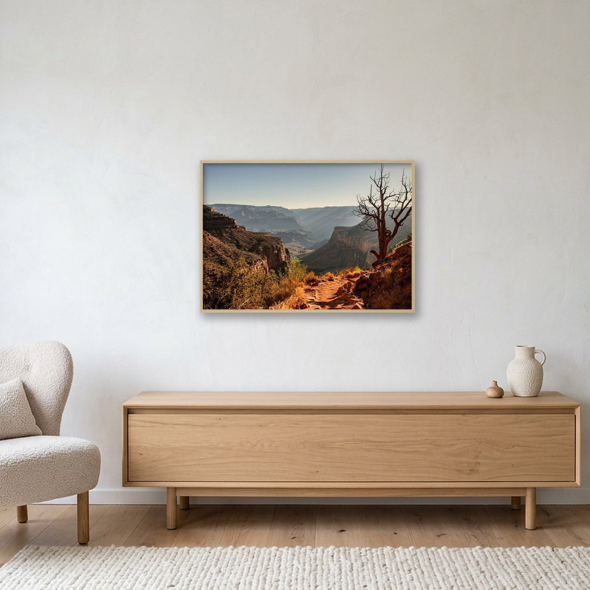 Grand Canyon #18 — 100×70cm, 39×28" Oak Frame