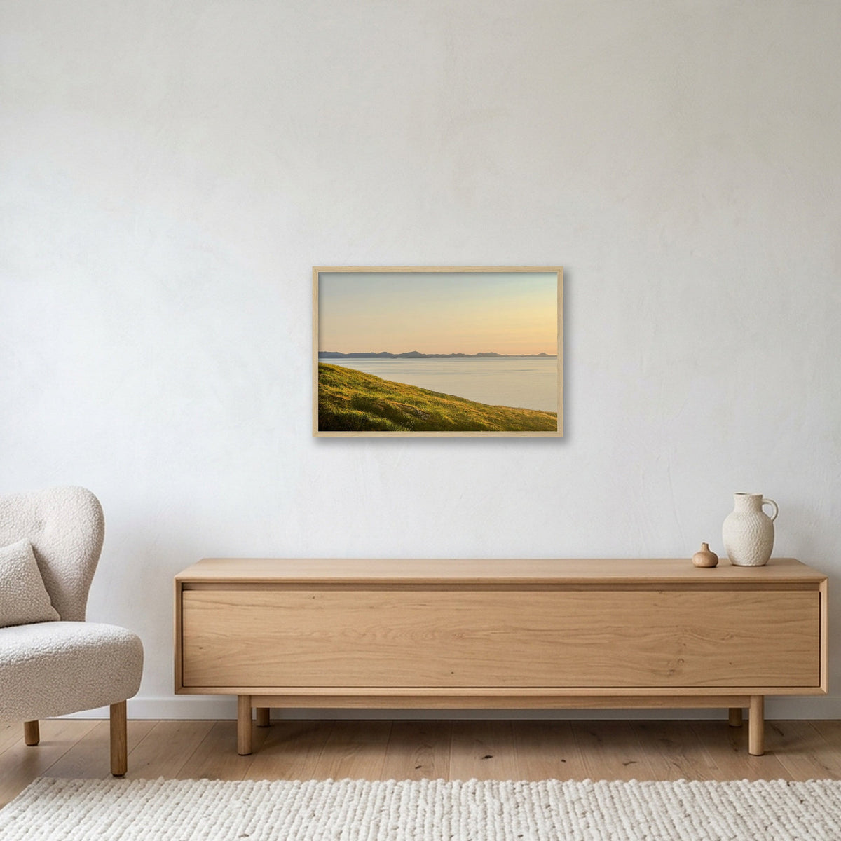 Ilulissat Landscape #15 — 60×40cm, 24×16" Oak Frame