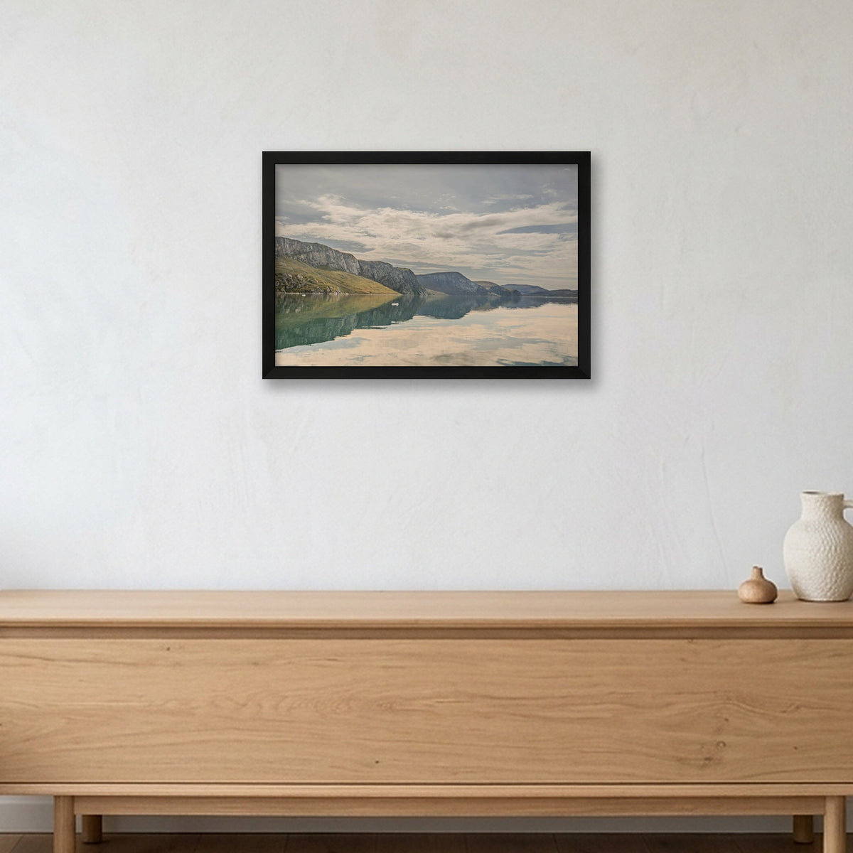 Ilulissat Landscape #12 — 45×30cm, 18×12" Black Frame