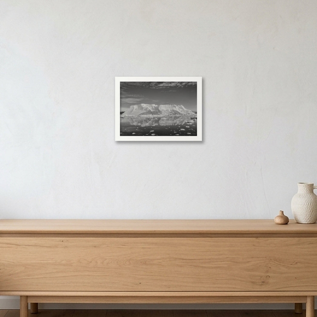 Disko Bay #9 — A4 (30×21cm, 12×8") White Frame