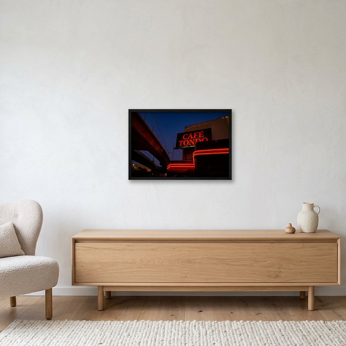 Los Angeles #9 — 60×40cm, 24×16" Black Frame