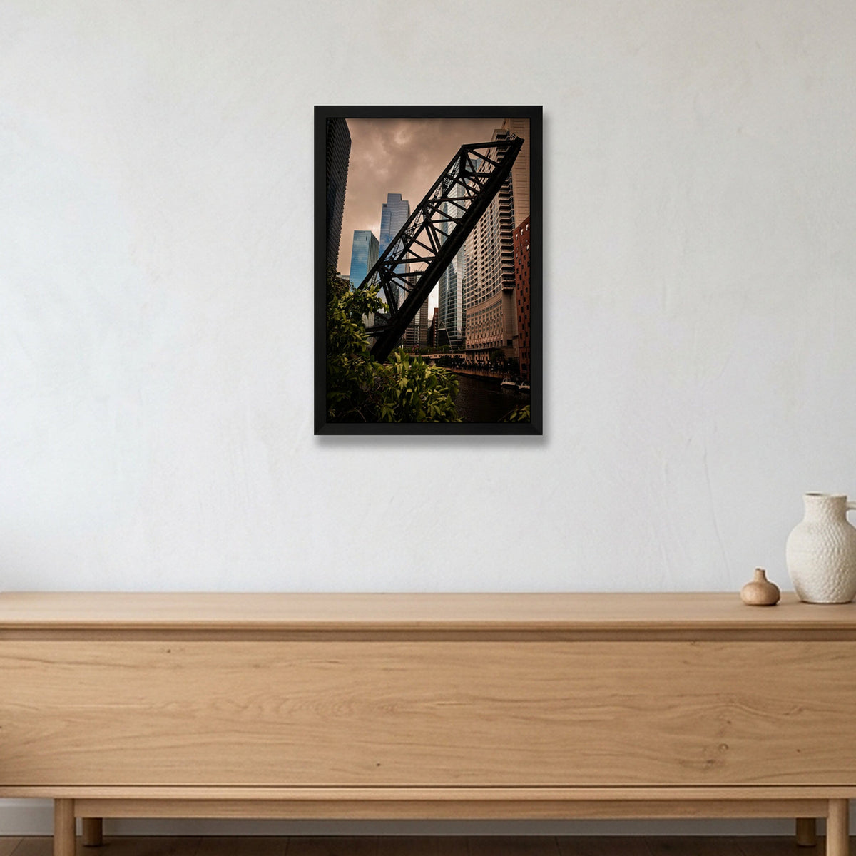 Chicago #8 — 30×45cm, 12×18" Black Frame