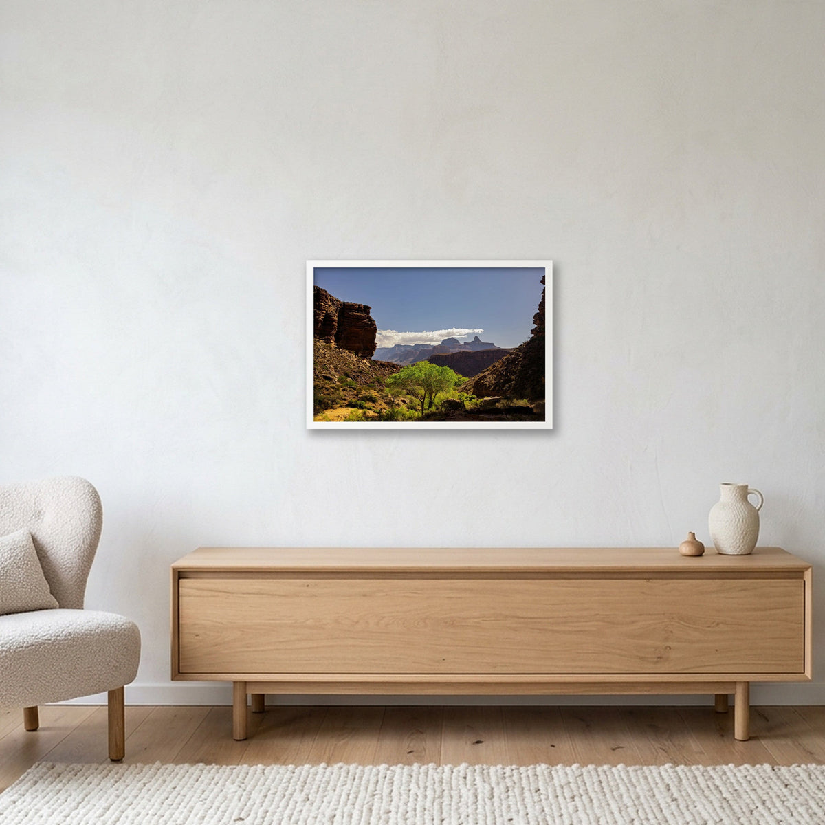 Grand Canyon #11 — 60×40cm, 24×16" White Frame