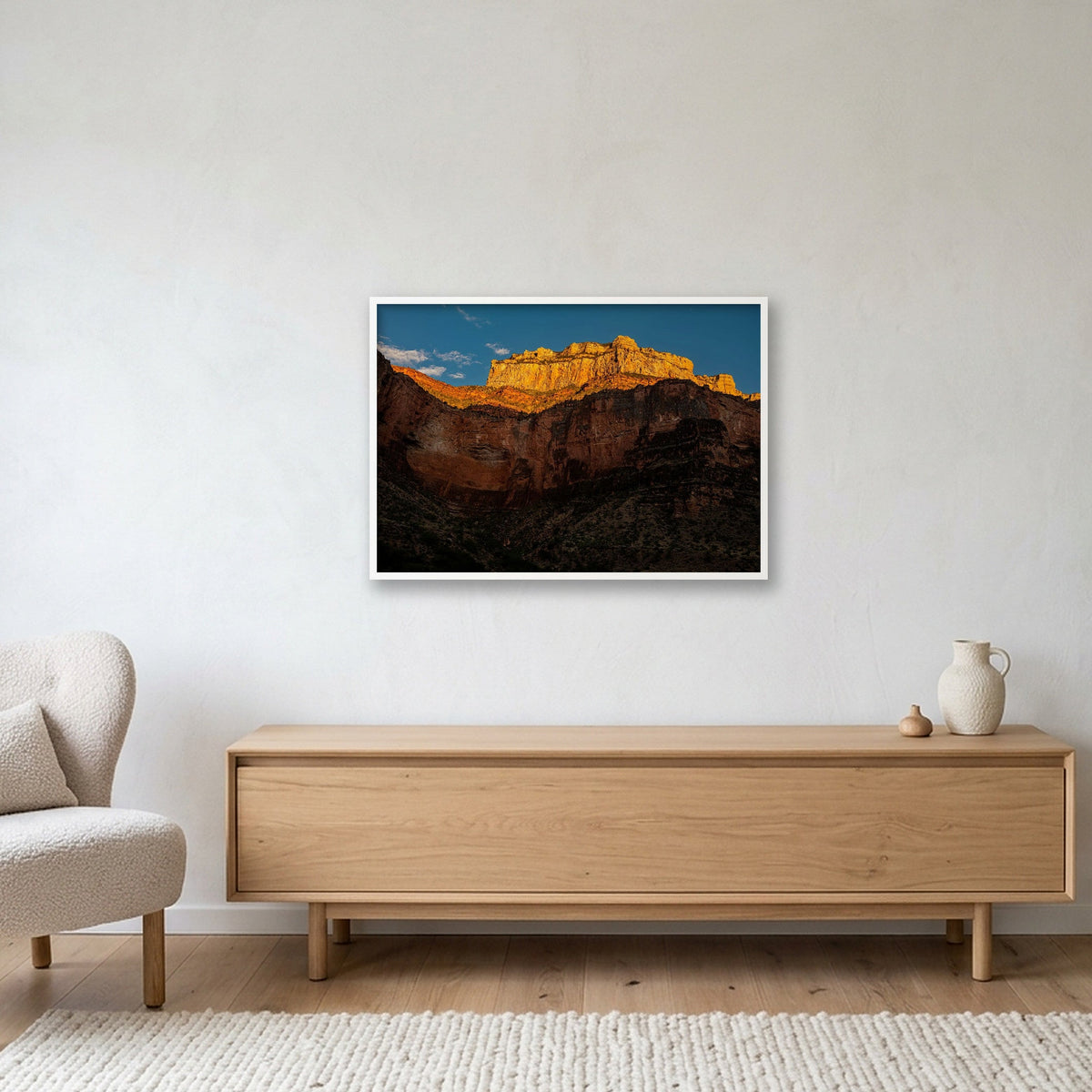 Grand Canyon #7 — 100×70cm, 39×28" White Frame