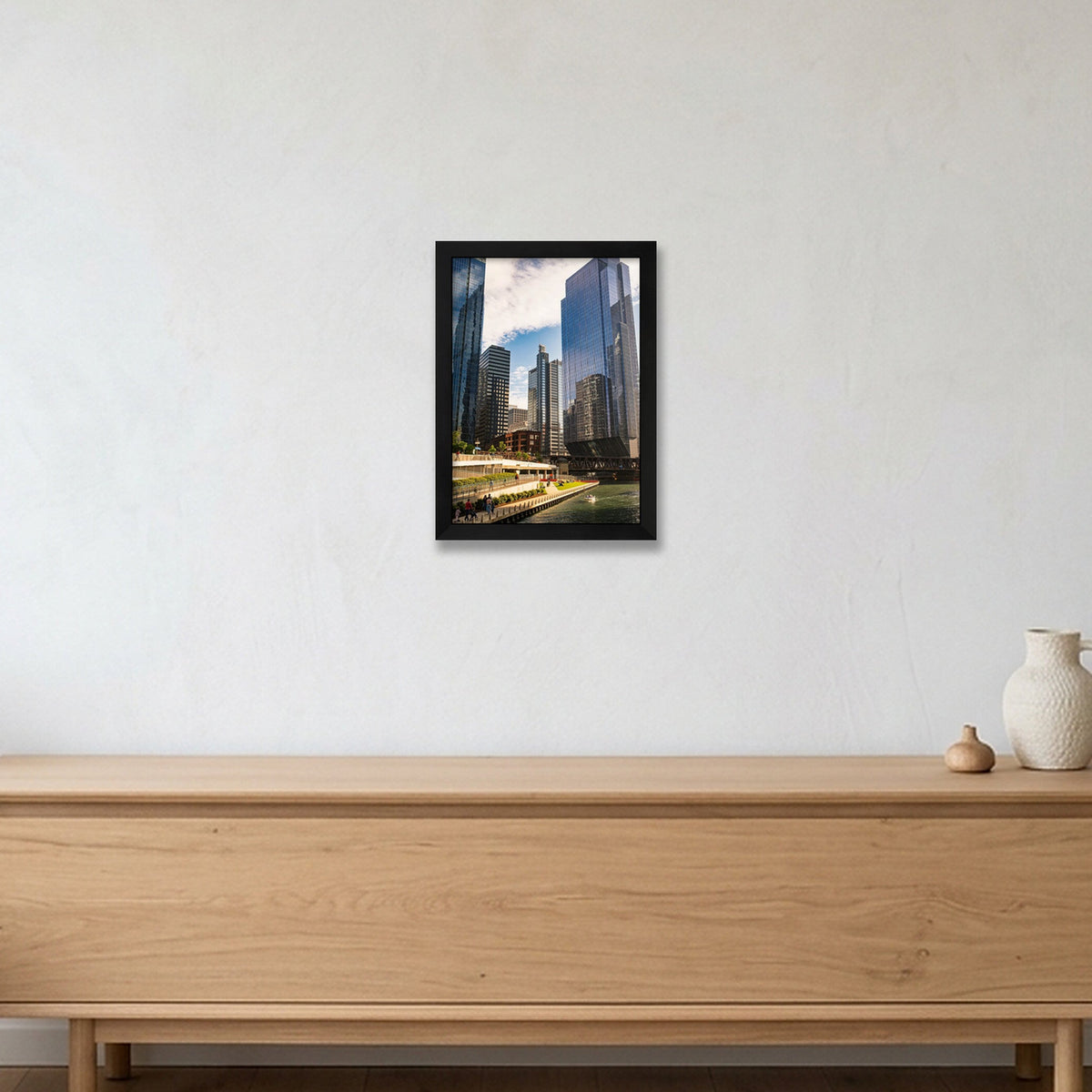 Chicago #5 — A4 (21×30cm, 8×12") Black Frame