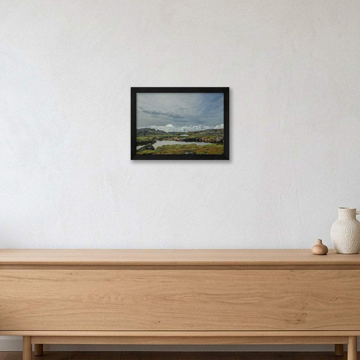 Ilulissat Landscape #4 — A4 (30×21cm, 12×8") Black Frame