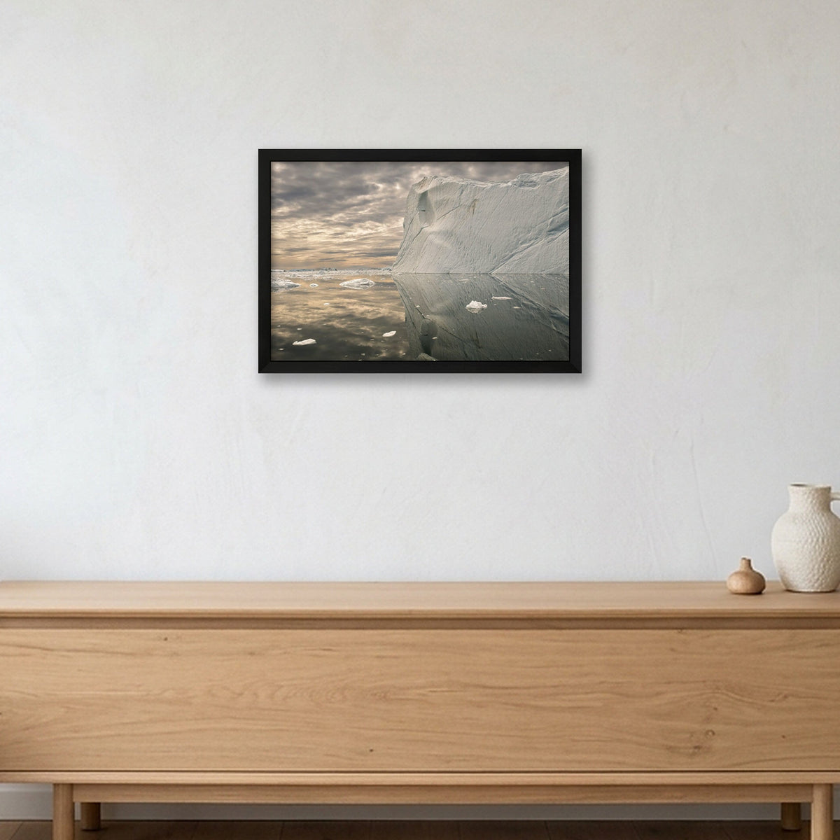 Disko Bay #14 — 45×30cm, 18×12" Black Frame