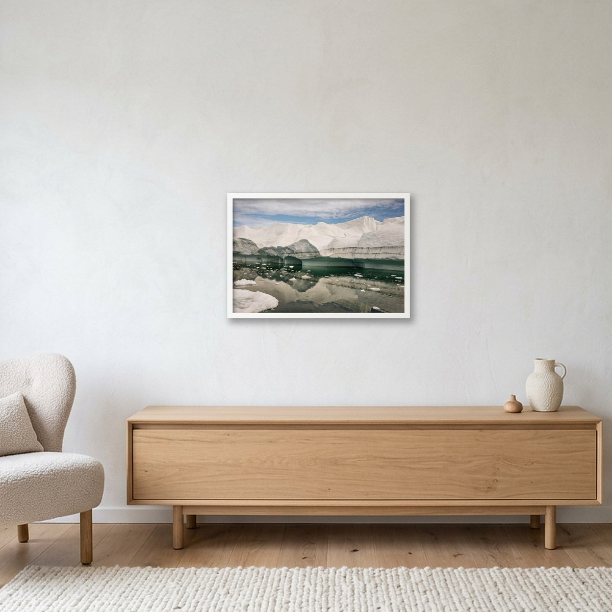 Disko Bay #16 — 60×40cm, 24×16" White Frame