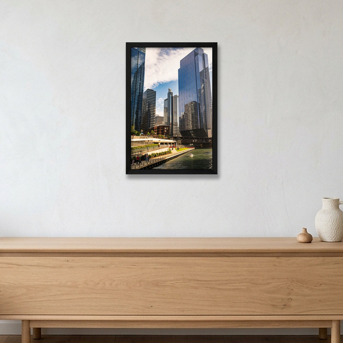 Chicago #5 — 30×45cm, 12×18" Black Frame