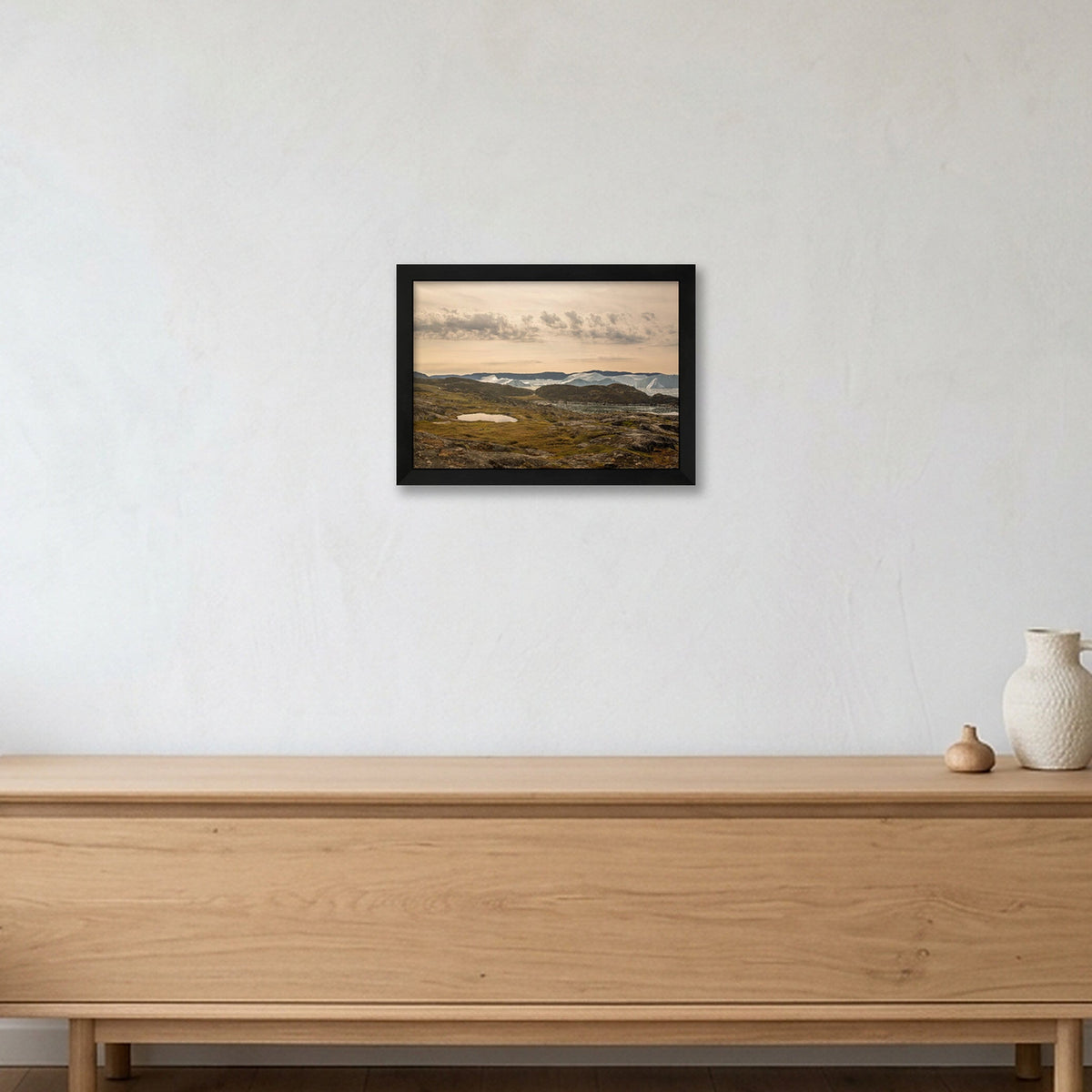 Ilulissat Landscape #3 — A4 (30×21cm, 12×8") Black Frame