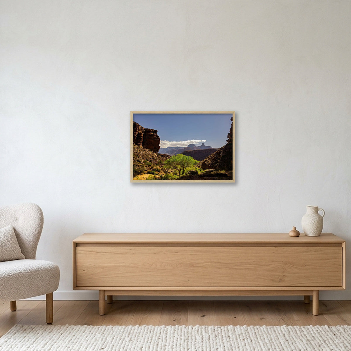 Grand Canyon #11 — 60×40cm, 24×16" Oak Frame