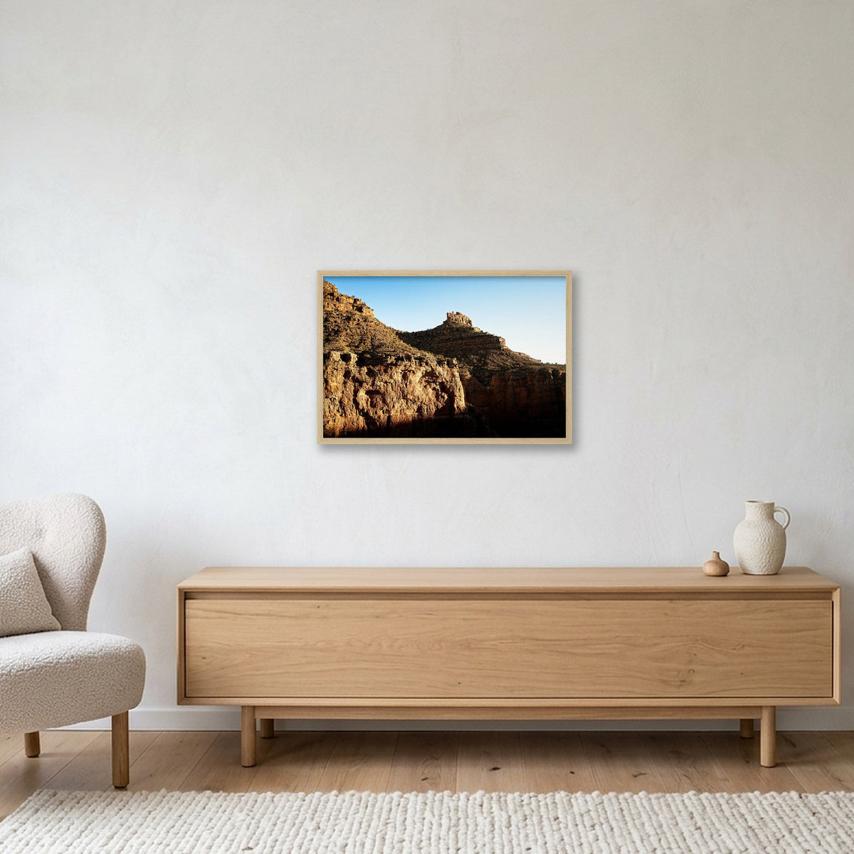 Grand Canyon #1 — 60×40cm, 24×16" Oak Frame