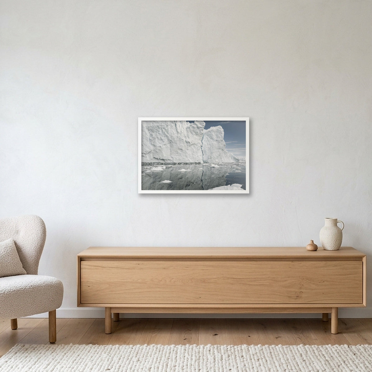 Disko Bay #11 — 60×40cm, 24×16" White Frame