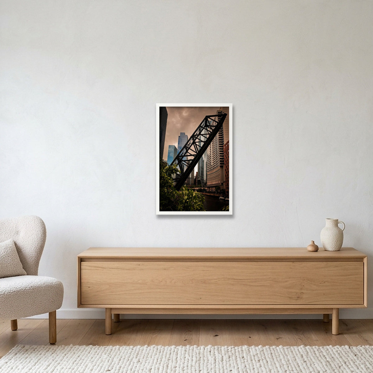 Chicago #8 — 40×60cm, 16×24" White Frame