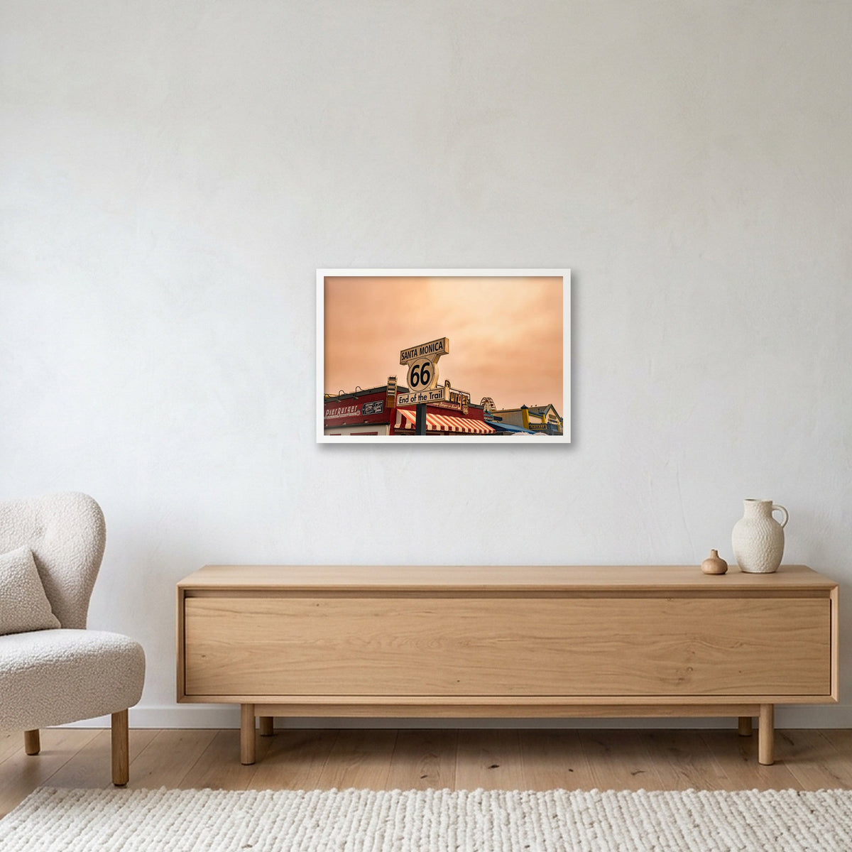 Los Angeles #1 — 60×40cm, 24×16" White Frame