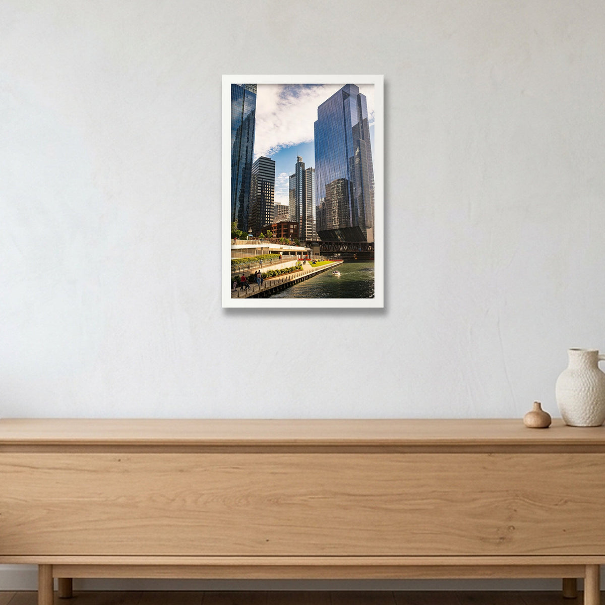 Chicago #5 — 30×45cm, 12×18" White Frame