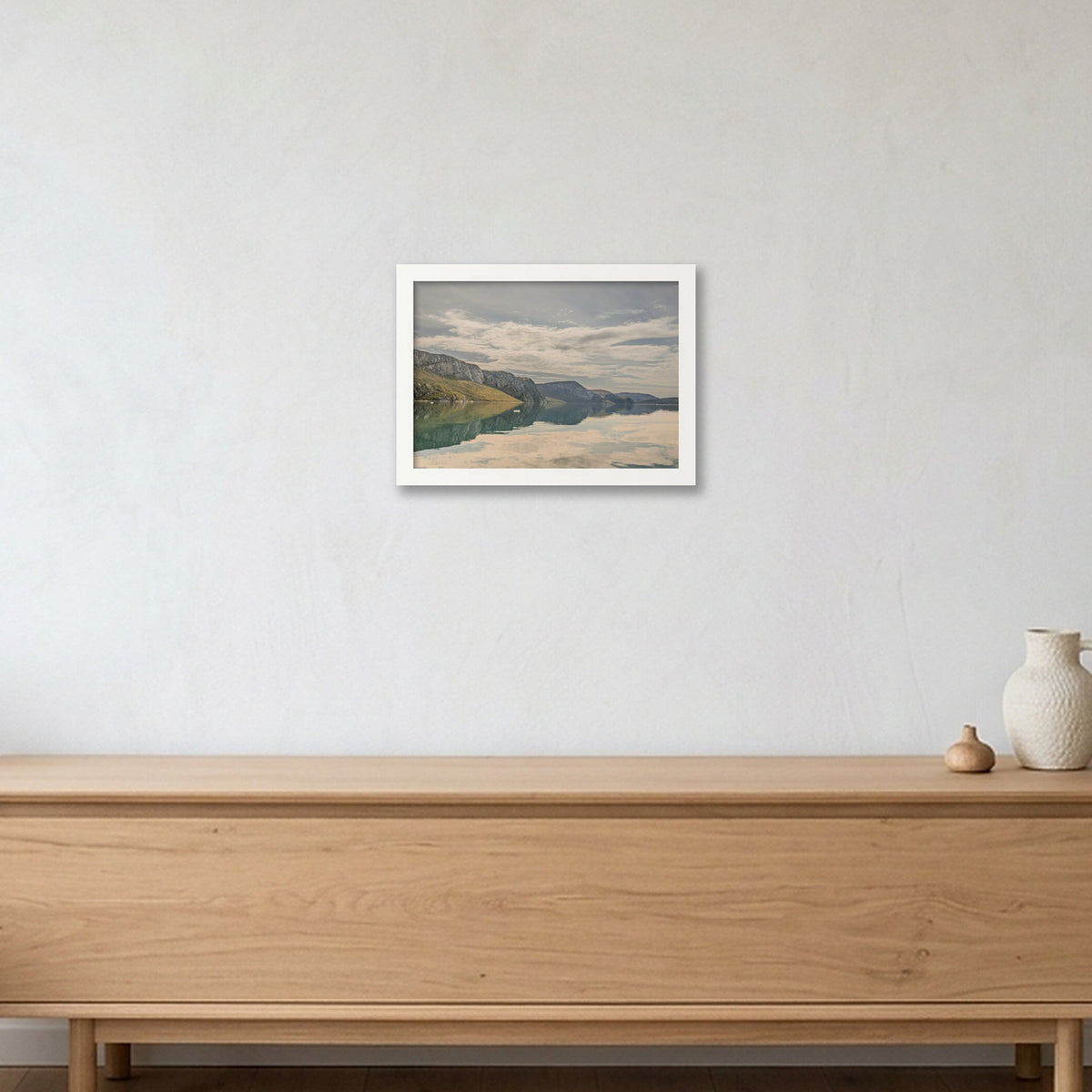 Ilulissat Landscape #12 — A4 (30×21cm, 12×8") White Frame