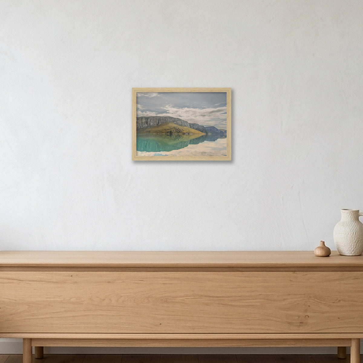 Ilulissat Landscape #11 — A4 (30×21cm, 12×8") Oak Frame