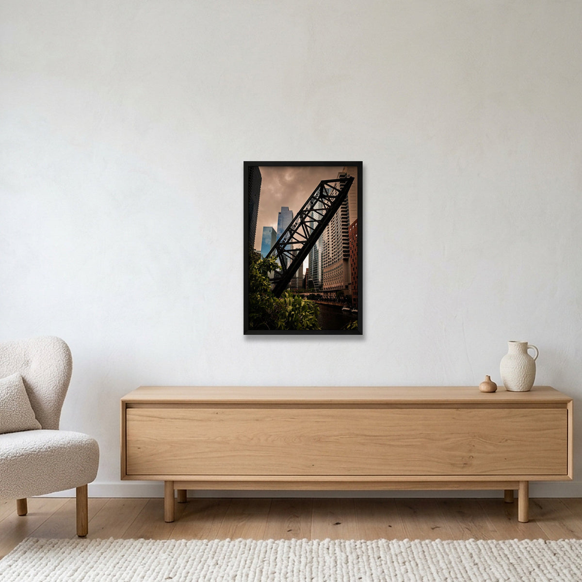 Chicago #8 — 40×60cm, 16×24" Black Frame