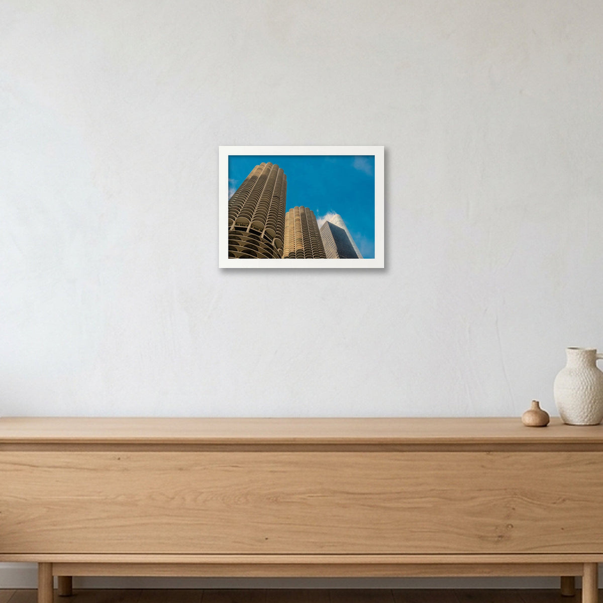 Chicago #6 — A4 (30×21cm, 12×8") White Frame