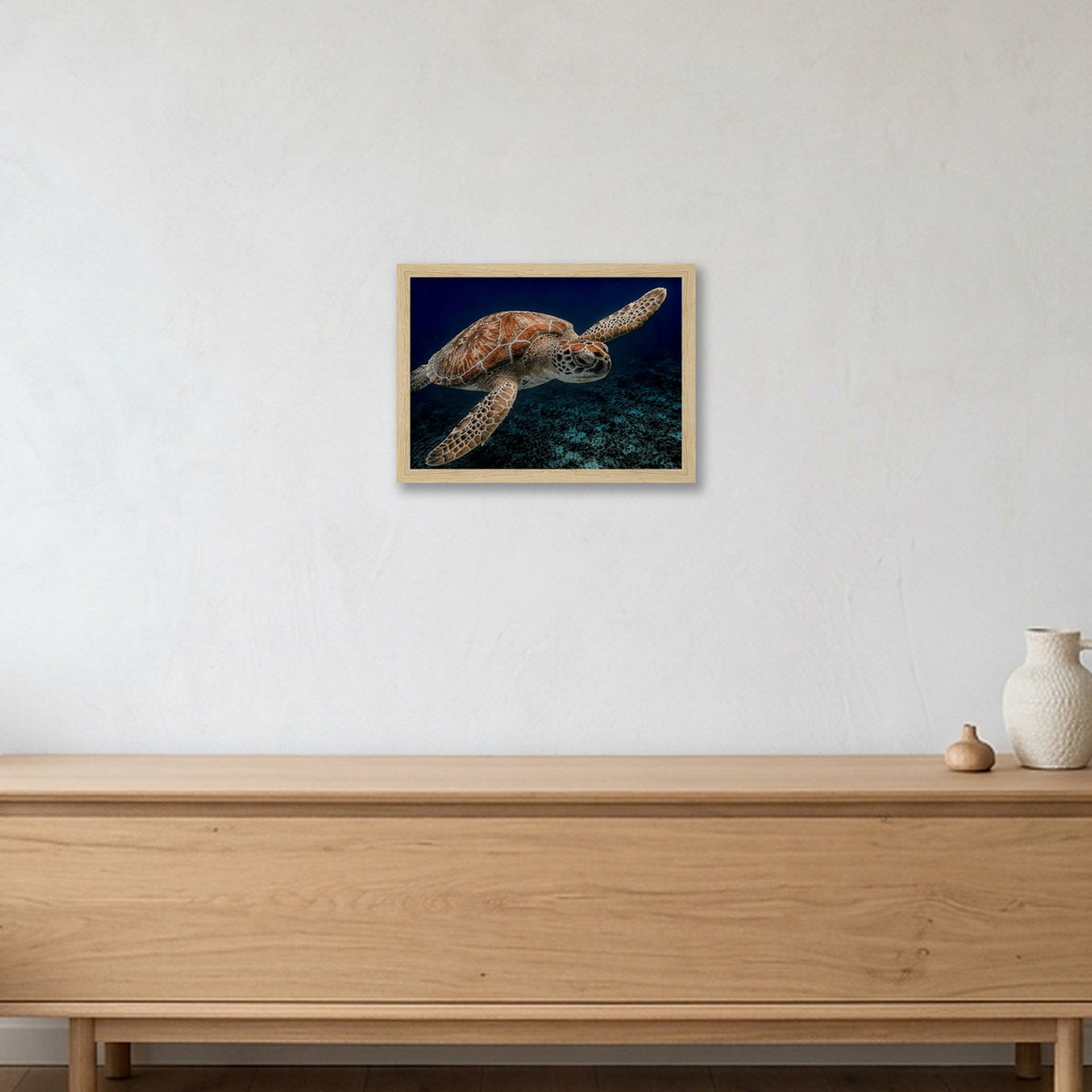 Animal Kingdom #4 — A4 (30×21cm, 12×8") Oak Frame