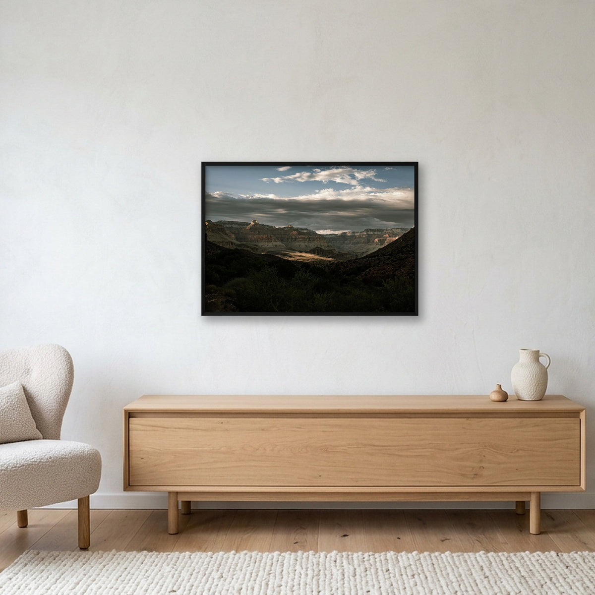 Grand Canyon #5 — 100×70cm, 39×28" Black Frame