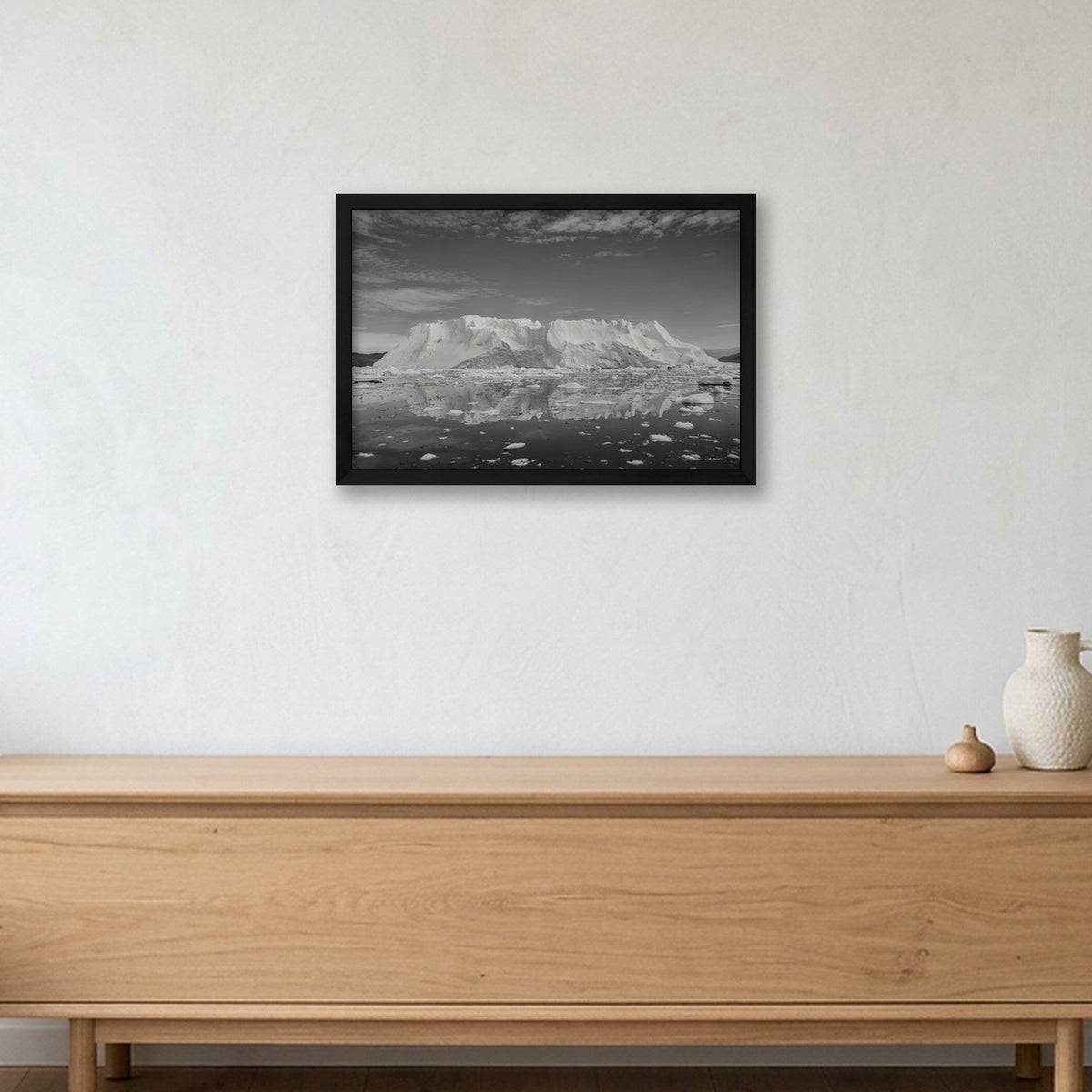 Disko Bay #9 — 45×30cm, 18×12" Black Frame