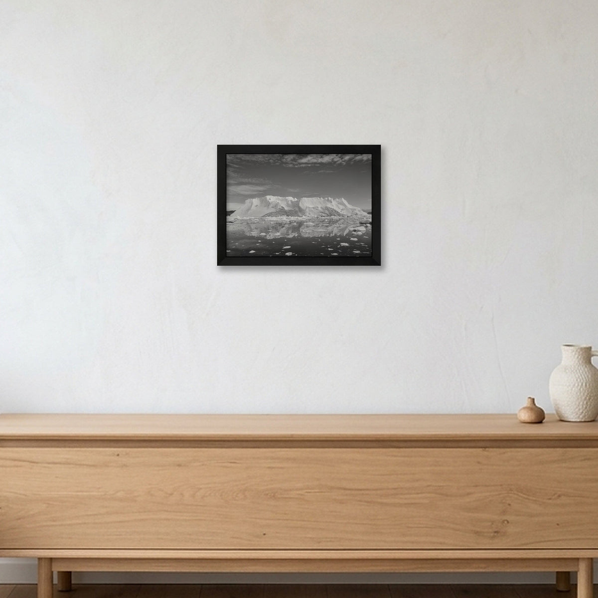 Disko Bay #9 — A4 (30×21cm, 12×8") Black Frame