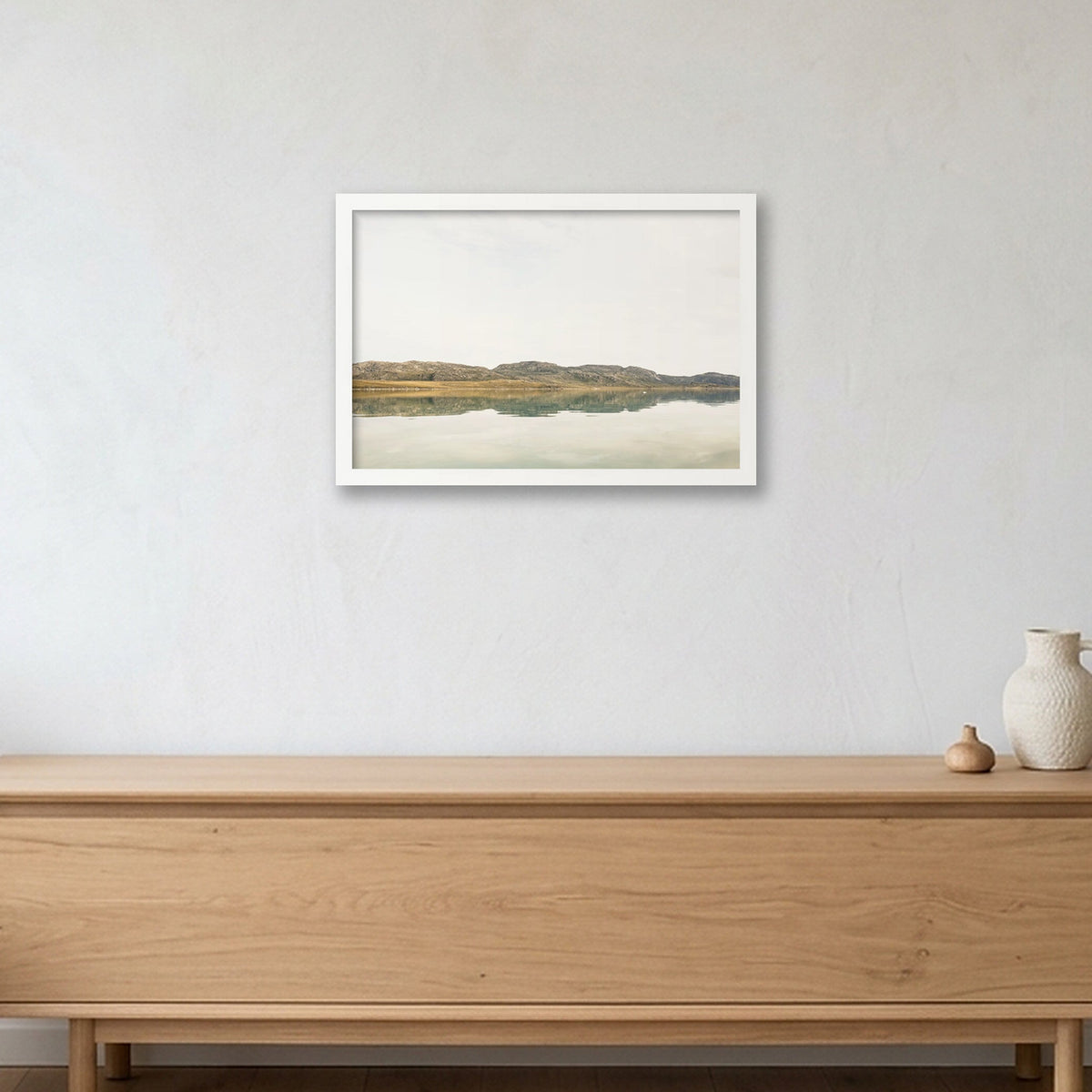 Ilulissat Landscape #14 — 45×30cm, 18×12" White Frame