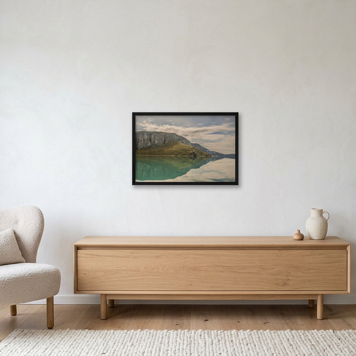 Ilulissat Landscape #10 — 60×40cm, 24×16" Black Frame