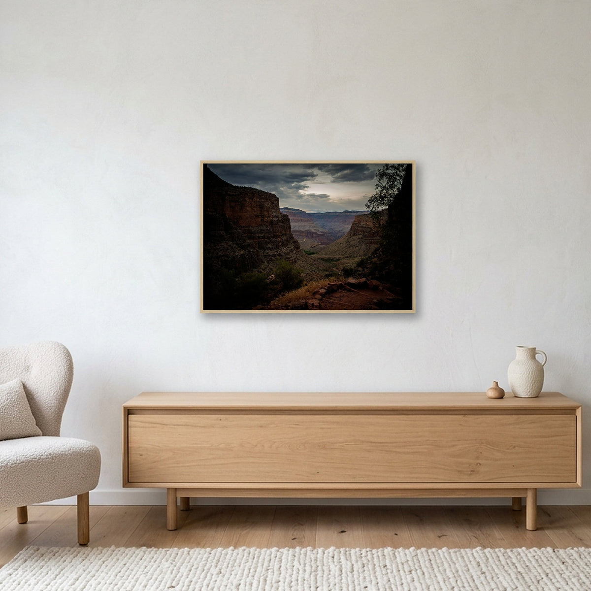 Grand Canyon #12 — 100×70cm, 39×28" Oak Frame