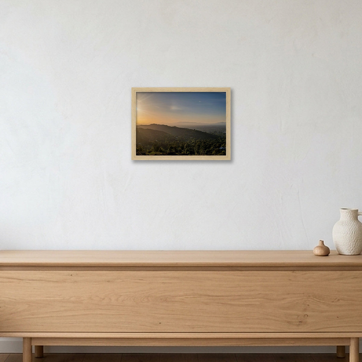 Los Angeles #7 — A4 (30×21cm, 12×8") Oak Frame