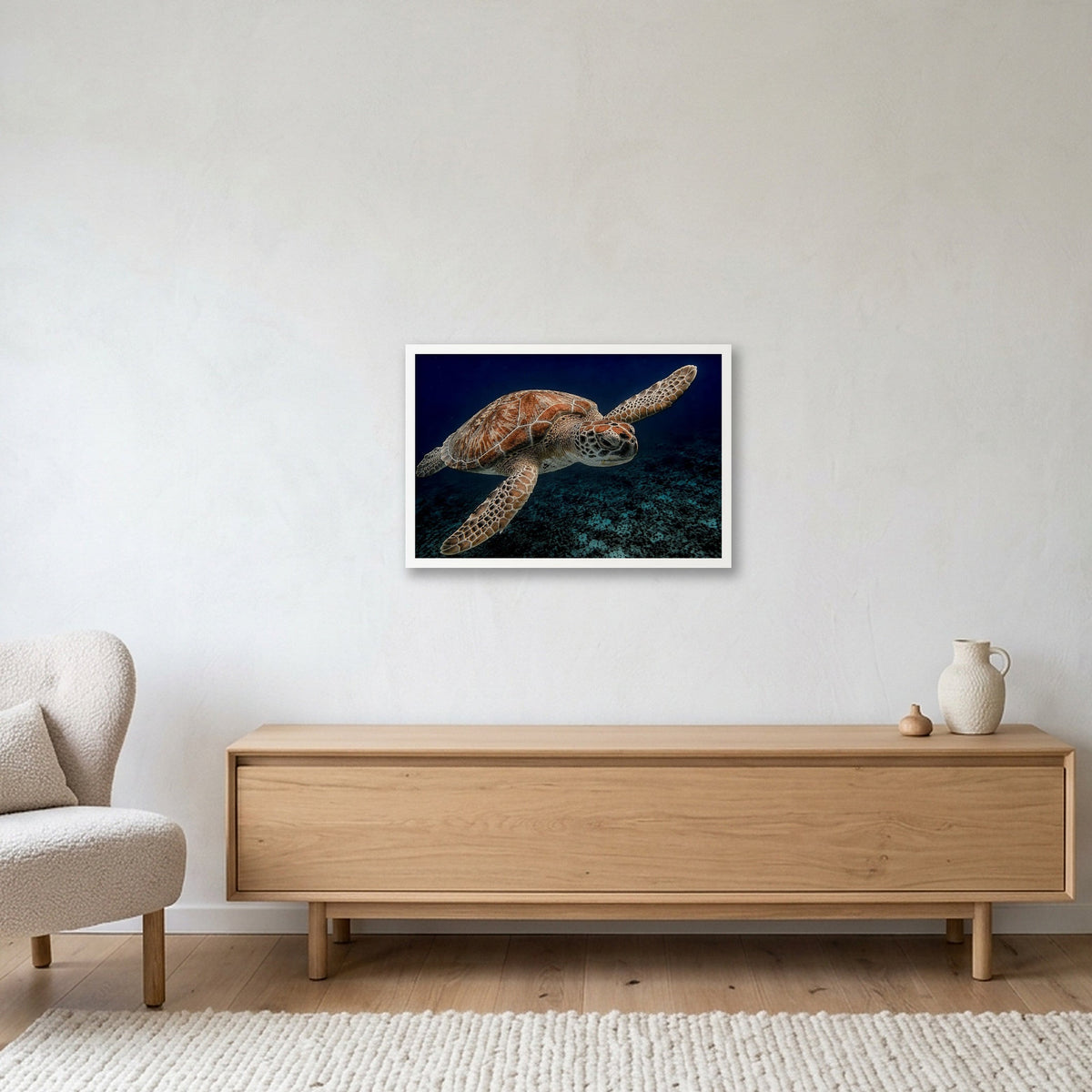 Animal Kingdom #4 — 60×40cm, 24×16" White Frame